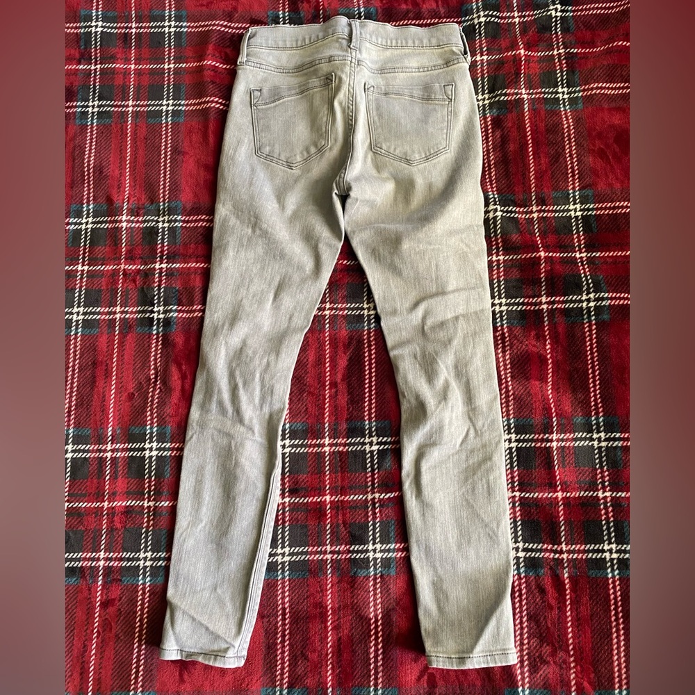 Express Gray Ripped Jeans - Picture 2 of 2